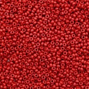 Miyuki rocailles Perlen 15/0 - Duracoat opaque jujube red 15-4469